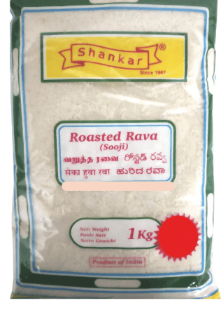 SHANKAR ROASTED RAVA - 1KG - SHANKER