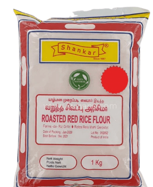 SHANKAR ROASTED RED RICE FLOUR - 1KG - SHANKAR