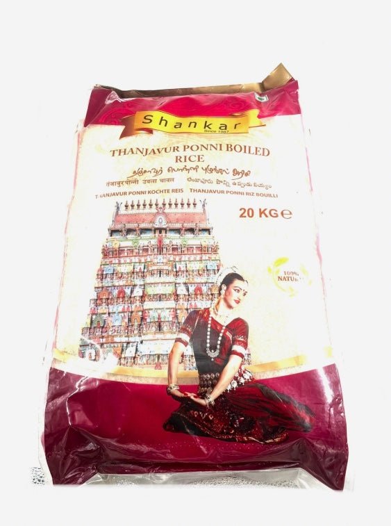 SHANKAR TANJAVUR PONNI BOILED RICE 20KG - SHANKAR