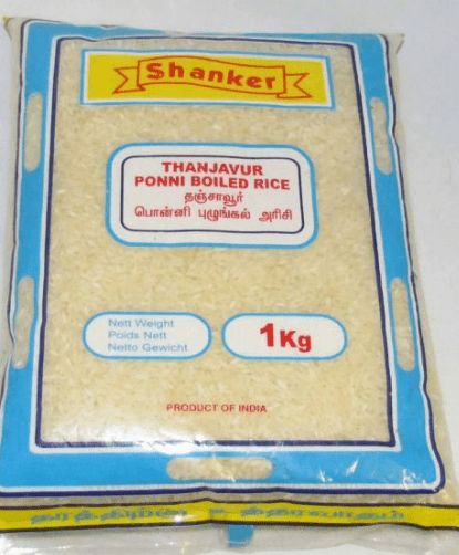 SHANKAR THANJAVUR PONNI BOILED RICE - 1KG - SHANKAR