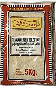 SHANKAR THANJAVUR PONNI BOILED RICE - 5KG - SHANKAR