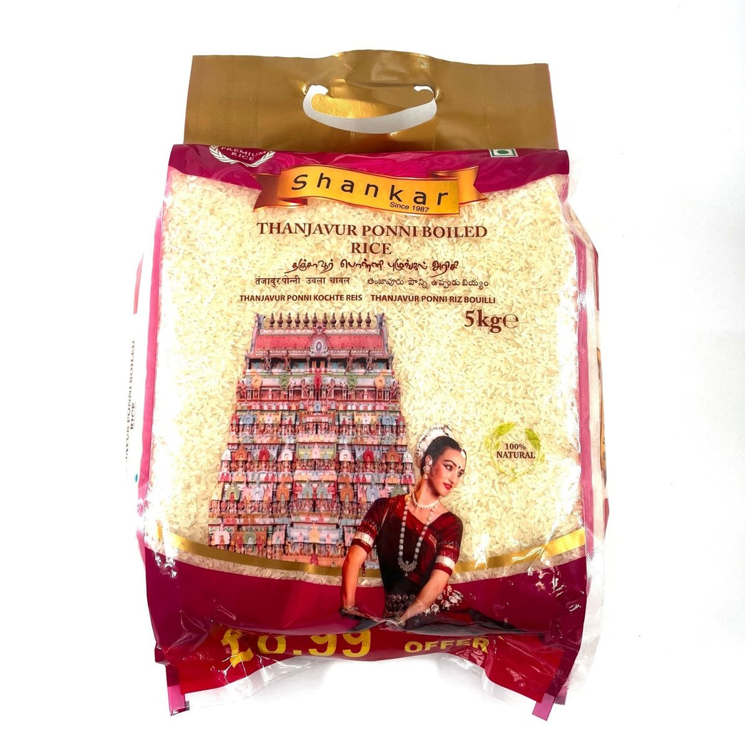 SHANKAR THANJAVUR PONNI BOILED RICE - 5KG - SHANKAR