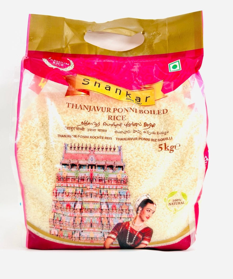 SHANKAR THANJAVUR PONNI BOILED RICE - 5KG - SHANKAR