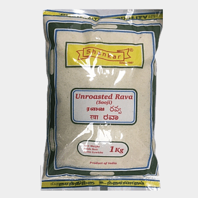 SHANKAR UNROASTED SEMOLINA - 1KG - SHANKAR