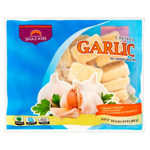 SHAZANS CRUSHED GARLIC CUBE - 400G - SHAZANS