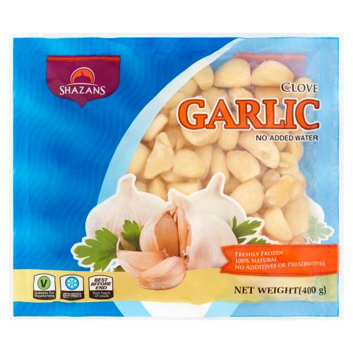 SHAZANS GARLIC CLOVES - 400G - SHAZANS