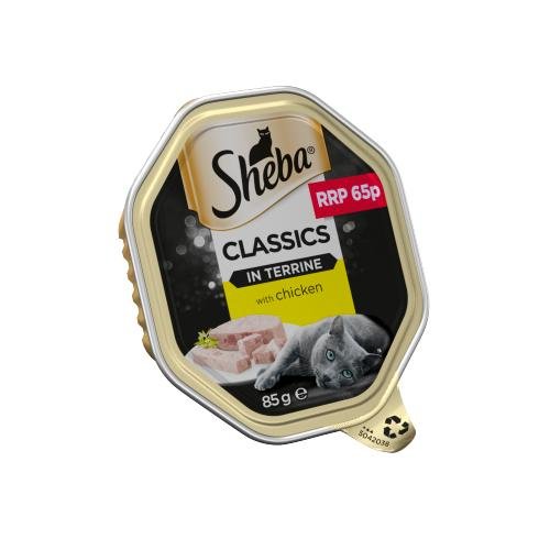 SHEBA CHICKEN TERRINE TRAY - 85G - SHEBA