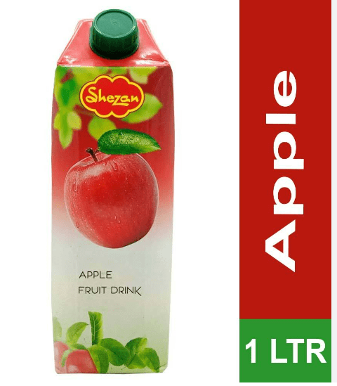 SHEZAN APPLE FRUIT DRINK - 1L - SHEZAN