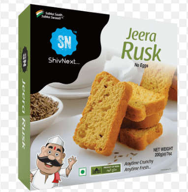 SHIVNEXT JEERA RUSK - 200G - SHIVNEXT