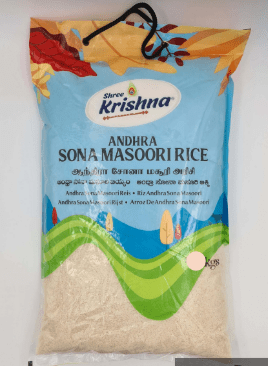 SHREE KRISHNA ANDHRA SONA MASOORI RICE - 1KG - SHREE KRISHNA