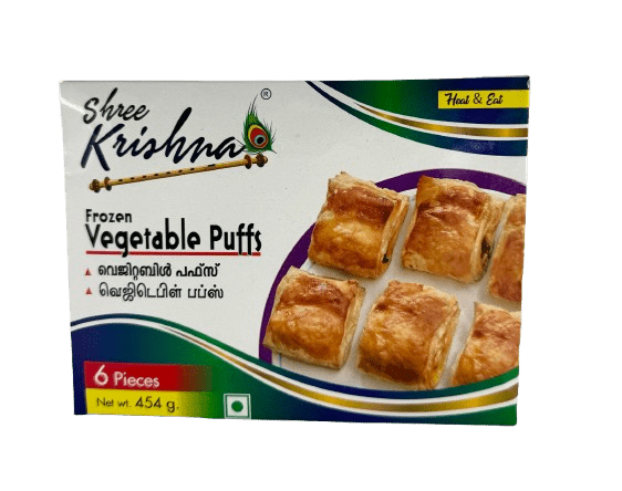 SHREE KRISHNA FRO/VEG.PUFFS - 454G - SHREE KRISHNA