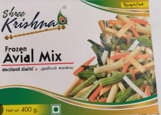 SHREE KRISHNA FROZEN AVIAL MIX - 400G - SHREE KRISHNA