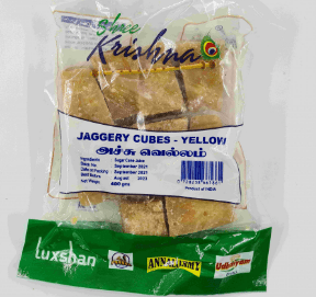 SHREE KRISHNA JAGGERY CUBES - 400G - SHREE KRISHNA