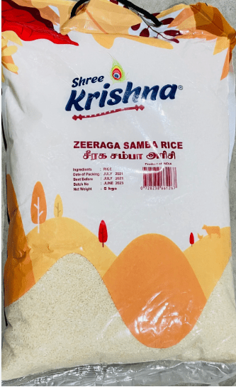 SHREE KRISHNA JEERA SAMBA RICE - 1KG - SHREE KRISHNA