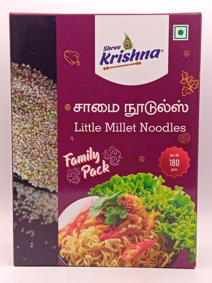 SHREE KRISHNA LITTLE MILLET NOODLES - 180G - SHREE KRISHNA