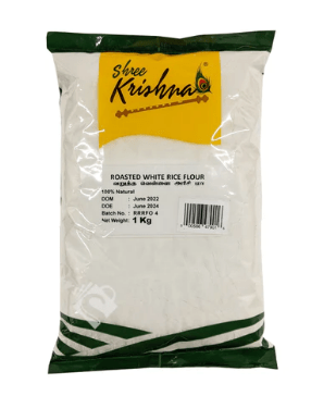 SHREE KRISHNA ROASTED WHITE RICE FLOUR - 1KG - SHREE KRISHNA