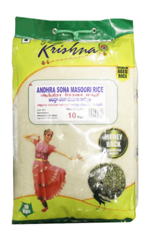 Surendra Sali Rice SHREE KRISHNA SONA MASOORI RICE 10KG – Alli Bhavan