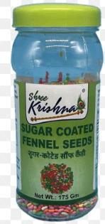 SHREE KRISHNA SUGAR COATED FENNEL SEEDS - 175G - SHREE KRISHNA