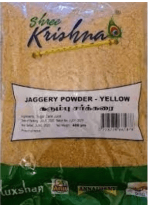 SHREE KRISHNA YELLOW JAGGERY POWDER - 400G - SHREE KRISHNA