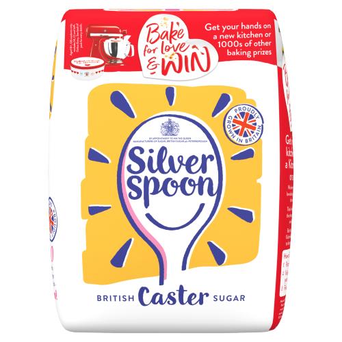 SILVER SPOON BRITISH CASTER SUGAR - 1KG - SILVER SPOON