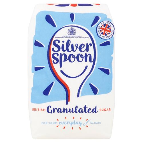 SILVER SPOON BRITISH GRANULATED SUGAR - 1KG - SILVER SPOON