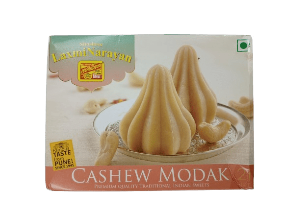 Sitashree Laxmi Narayan - cashew Modak - 21pcs - SITASHREE