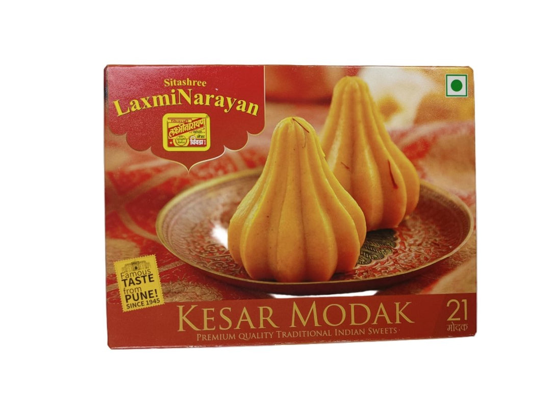 Sitashree Laxmi Narayan - kesar Modak - 21pcs - SITASHREE