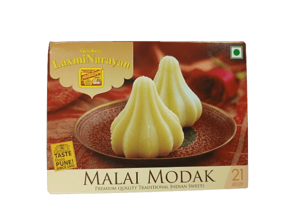 Sitashree Laxmi Narayan - malai Modak - 21pcs - SITASHREE