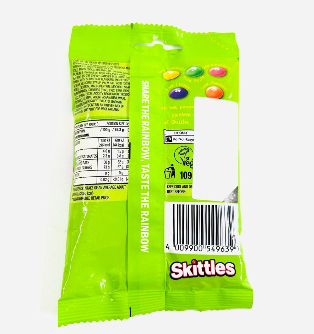 SKITTLES CRAZY SOURS - 109G - SKITTLES