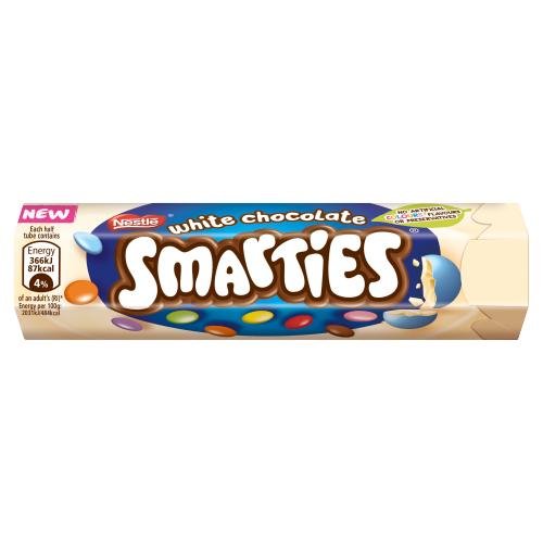 SMARTIES WHITE CHOCOLATE TUBE - 36G - SMARTIES