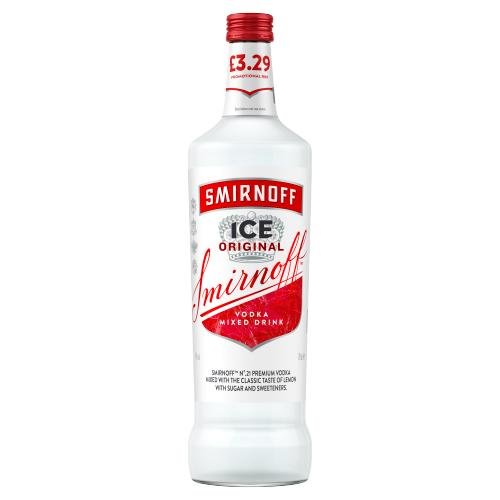 SMIRNOFF ICE ORIGINAL VODKA - 70CL - SMIRNOFF