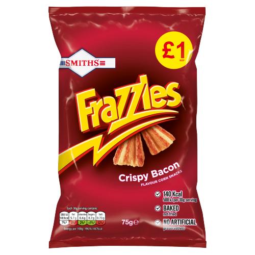 SMITHS FRAZZLES BACON - 75G - SMITHS