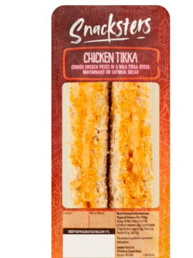 SNACKSTERS CHICKEN TIKKA - 2 PIECE - SNACKSTERS