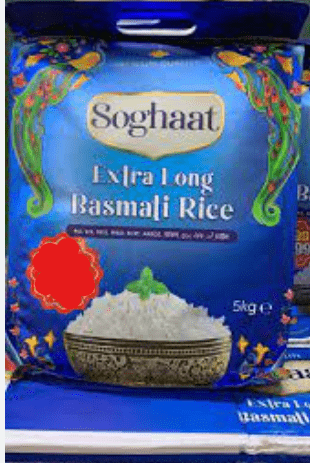 SOGHAAT BASMATI RICE EXTRA LONG - 5KG - SOGHAAT