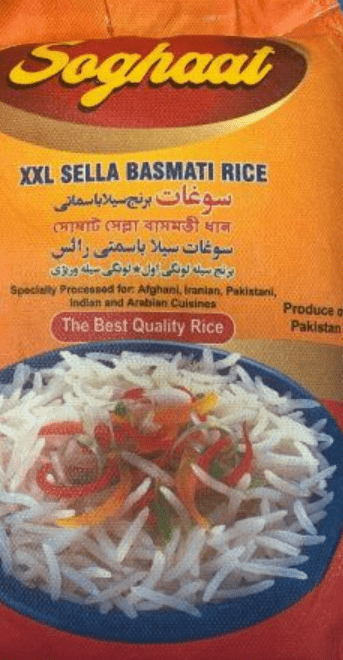 SOGHAAT XXL SELLA BASMATI RICE - 10KG - SOGHAAT