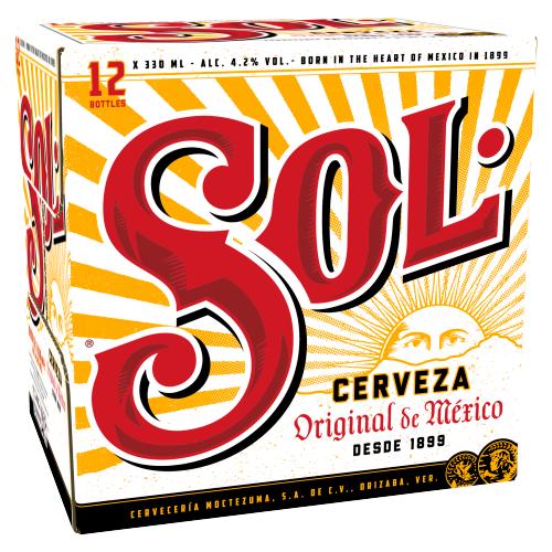 SOL ORIGINAL LAGER 12PK NRB - 330ML - SOL