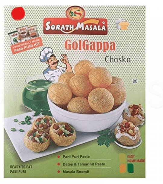 SORATH MASALA GOL GAPPA - 40 PIECES - SORATH MASALA