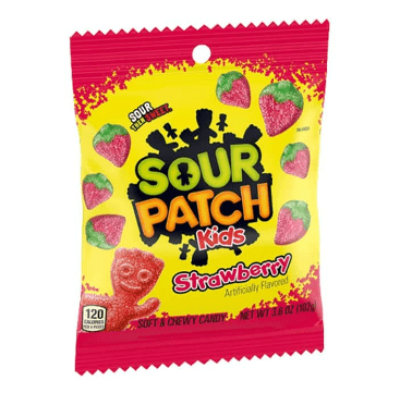 SOUR PATCH KIDS - STRAWBERRY - 102G - SOUR PATCH