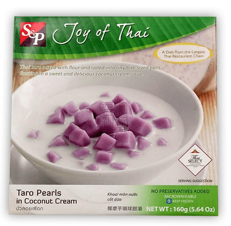 S&P JOY OF THAI TARO PEARLS IN COCONUT CREAM - 160G - S&P