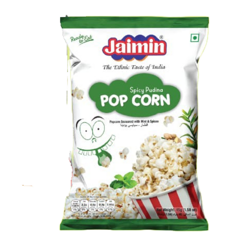 JAIMIN SPICY PUDINA POP CORN - 45G