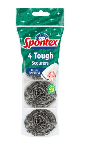 SPONTEX SCOURER - 4PCS - SPONTEX