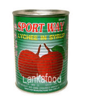 SPORT WAY LYCHEE IN SYRUP - 565G - SPORT WAY