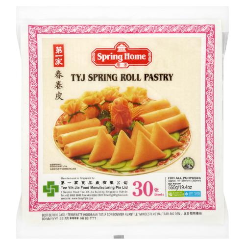 SPRING HOME TYJ SPRING ROLL PASTRY - 550G - SPRING HOME