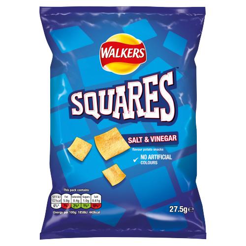 SQUARES SALT & VINEGAR - 27.5G - SQUARES