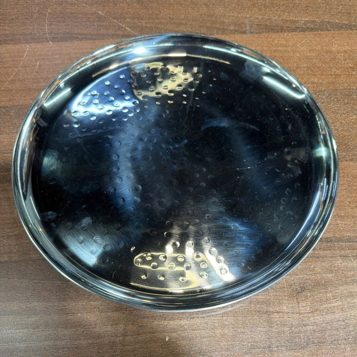 Ss Hammered Full Plate - 11inch - ALLI BHAVAN