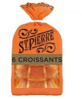 ST PIERRE WRAPPED CROISSANTS - 6PK - STPIERRE