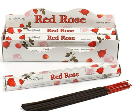 STAMFORD RED ROSE INCENS - 20STICKS - STAMFORD