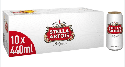 STELLA ARTOIS BEER 10PACK - STELLA ARTOIS