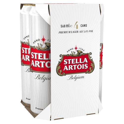 STELLA LAGER 4PK - 568ML - STELLA ARTOIS