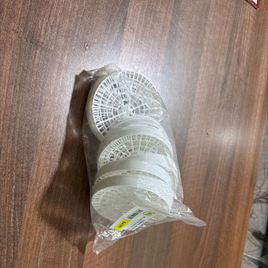 String Hopper Plate Plastic - 12pcs - ALLIBHAVAN